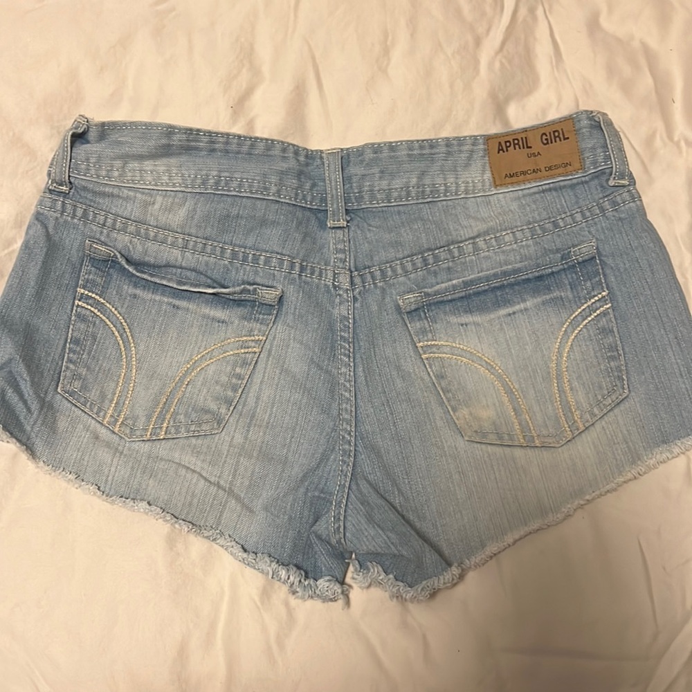 3/$20 April girl jean shorts